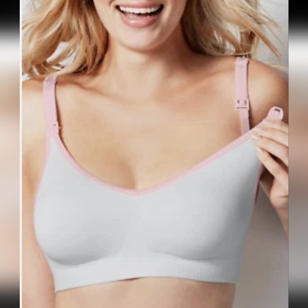 NWT BRAVADO DESIGNS MATERNITY BODY SILK SEAMLESS NURSING BRA ;SIZES: SMALL AND M